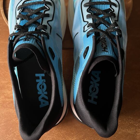 Hoka One One Cielo X1 2.0 Men's 12 Blue Carbon Plate Racing Running Shoes - Picture 5 of 16